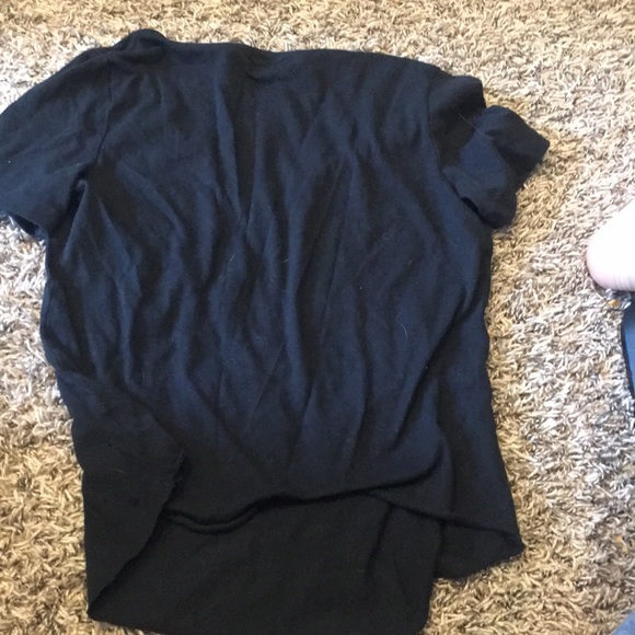 Deep v pink tie top - Picture 2 of 3